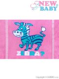 Bavlnené pančucháčky New Baby s ABS ružové zebra s pruhmi ružová 104 (3-4r)