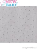 Detské pančucháče z mikrovlákna New Baby sivé sivá 152 (11-12r)