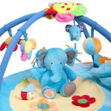 Hracia deka s melódiou PlayTo sloník s hračkou modrá 