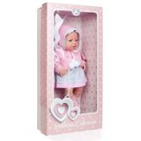 Luxusná detská bábika-bábätko Berbesa Amanda 43cm ružová 