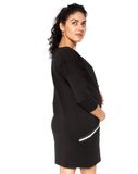 Be MaaMaa Těhotenská šaty Bibi - čierne  - M