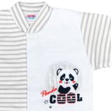 Dojčenský overal New Baby Panda sivá 62 (3-6m)