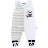 Dojčenská súprava New Baby Panda sivá 56 (0-3m)