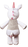 BabyOno Plyšová hračka s hrkálkou Jednorožec, 60 cm - biely