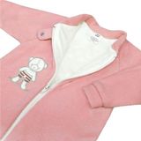 Dojčenský froté spací vak New Baby medvedík ružový ružová 80 (9-12m)