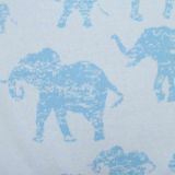 Dojčenský kabátik Baby Service Slony modrý modrá 74 (6-9m)