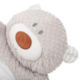 Luxusná hracia deka z minky s melódiou PlayTo medvedík sivá 