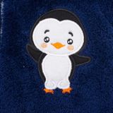 Zimná detská kombinéza New Baby Penguin tmavo modrá 68 (4-6m)