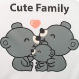Detské kreslo z Minky New Baby Cute Family sivé sivá 