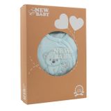 Dojčenská súprava do pôrodnice New Baby Sweet Bear modrá 56 (0-3m)
