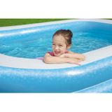 Detský nafukovací bazén Bestway rodinný 262x175x51 cm modrý modrá 