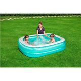 Detský nafukovací bazén Bestway 201x150x51 cm zelený zelená 