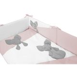 6-dielne posteľné obliečky Belisima Mouse 100/135 ružové ružová 