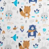 Detská deka z Minky s výplňou New Baby Medvedíkovia modrá 80x102 cm modrá 