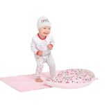 Detská deka z Minky New Baby Medvedíkovia ružová 80x102 cm ružová 