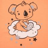 Detské letné pyžamko New Baby Dream lososové podľa obrázku 80 (9-12m)