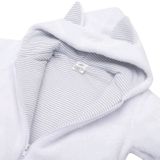 Luxusný detský zimný kabátik s kapucňou New Baby Snowy collection biela 62 (3-6m)