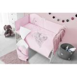 5-dielne posteľné obliečky Belisima ANDRE 90/120 ružové ružová 