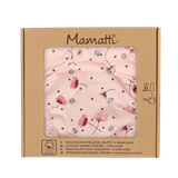 Mamatti Látková plienka EKO sada - nohavičky + 2 x plienka, Vlčí Mak, veľ. 5 - 14, růžová