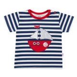 Dojčenská súprava tričko a kraťasky New Baby Marine modrá 56 (0-3m)