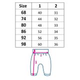 Softshellové dojčenské nohavice ružové ružová 98 (2-3 r)