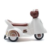 Detské odrážadlo motorka so zvukom Baby Mix Scooter biele biela 