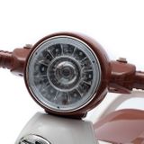 Detské odrážadlo motorka so zvukom Baby Mix Scooter biele biela 