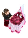 Košík pre bábiky PlayTo Nikolka ružový ružová 