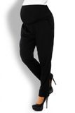 Skladom Be MaaMaa Tehotenské nohavice / tepláky s vysokým pásom - čierne, veľ. L/XL