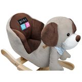 Hojdacia hračka s melódiou PlayTo psík sivo-hnedý sivá 