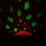 Kolotoč nad postieľku so svetelným projektorom Baby Mix červený Červená 