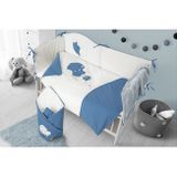 3-dielne posteľné obliečky Belisima Ballons 100/135 modré modrá 