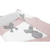 5-dielne posteľné obliečky Belisima Mouse 90/120 ružové ružová 