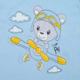 2-dielna súprava New Baby Teddy pilot modrá 80 (9-12m)