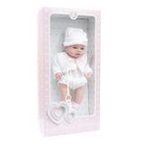 Luxusná detská bábika-bábätko Berbesa Terezka 43cm biela 
