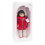 Luxusná detská bábika-dievčatko Berbesa Sára 40cm Červená 