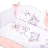 6-dielne posteľné obliečky Belisima Butterfly 100/135 ružové ružová 