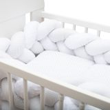2-dielne posteľné obliečky New Baby 90/120 cm Minka a Bodky sivé biela 