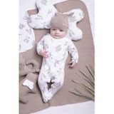 Dojčenské bavlnené dupačky Nicol Ella biele biela 74 (6-9m)
