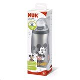 Detská fľaša NUK Sports Cup Disney Cool Mickey 450 ml grey sivá 