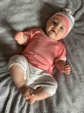 Dojčenská bavlnená čiapočka New Baby Summertime dievča podľa obrázku 62 (3-6m)