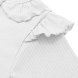 Dojčenský bavlnený overal New Baby Stripes biely biela 68 (4-6m)