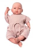 Baby Nellys 2-dielna mušelínová súpravička, tričko + kraťasky BOY, béžová, veľ. 68
