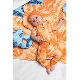 Dojčenský bavlnený overal Nicol Tomi oranžová 56 (0-3m)