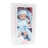 Luxusná detská bábika-bábätko chlapček Berbesa Charlie 28cm modrá 