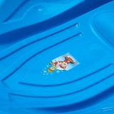 Detský sánkovací klzák Mušľa Baby Mix PREMIUM KOMFORT 80 cm modrý modrá 