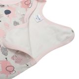 Dojčenské bavlnené dupačky New Baby Šťastné Sloníky ružová 56 (0-3m)