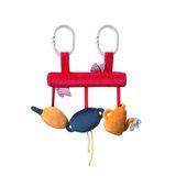 BabyOno Závesná edukačná hračka na kočík Small Cook - červená