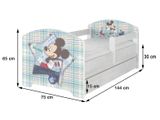 Babyboo Detská posteľ 140 x 70 cm Disney -  Sofie, biela