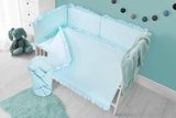 5-dielne posteľné obliečky Belisima PURE 100/135 turquoise tyrkysová 